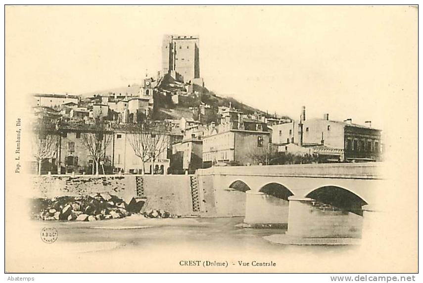 Carte ancienne de Crest