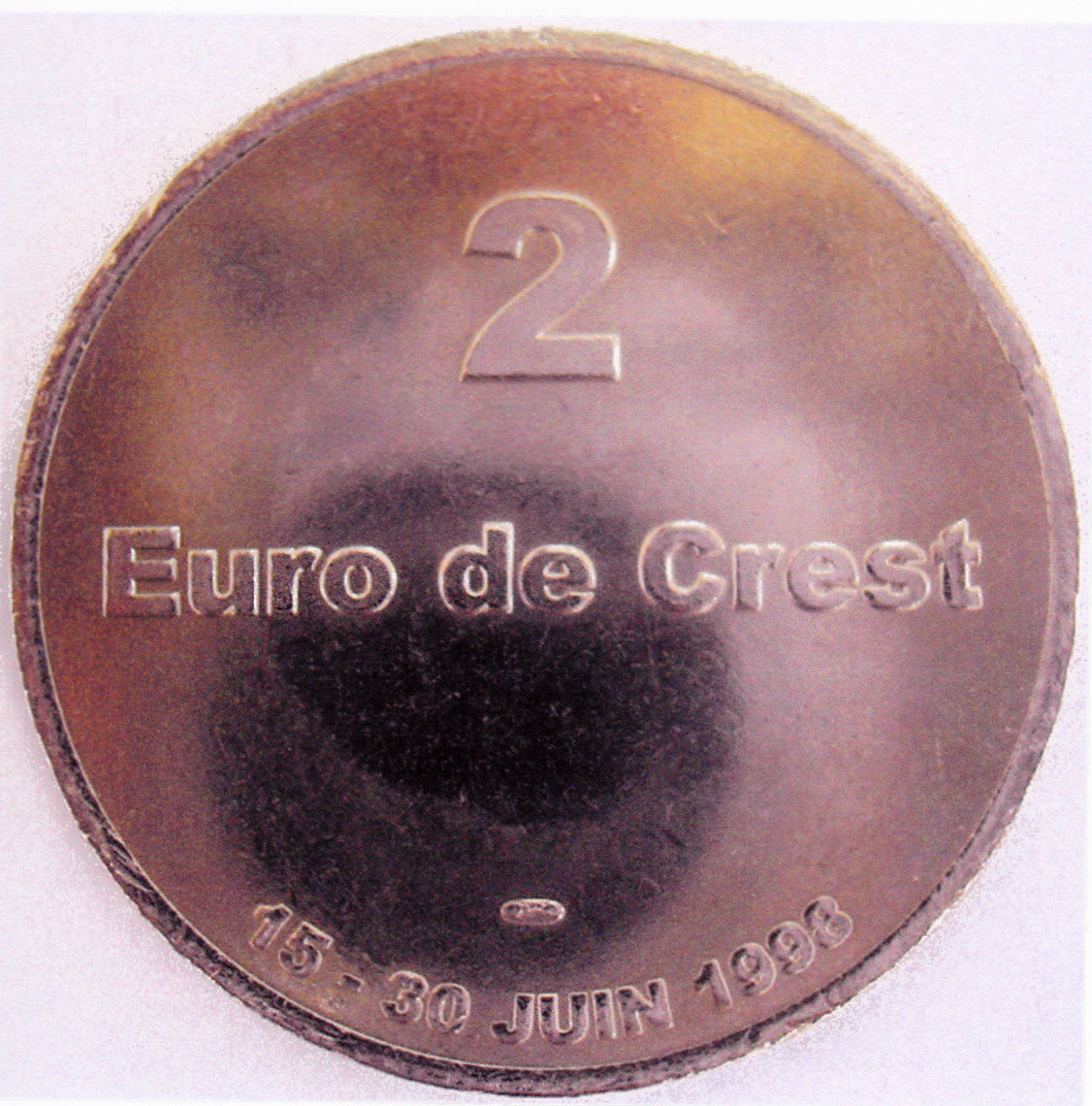 Piece Crest 2 Euro coté face